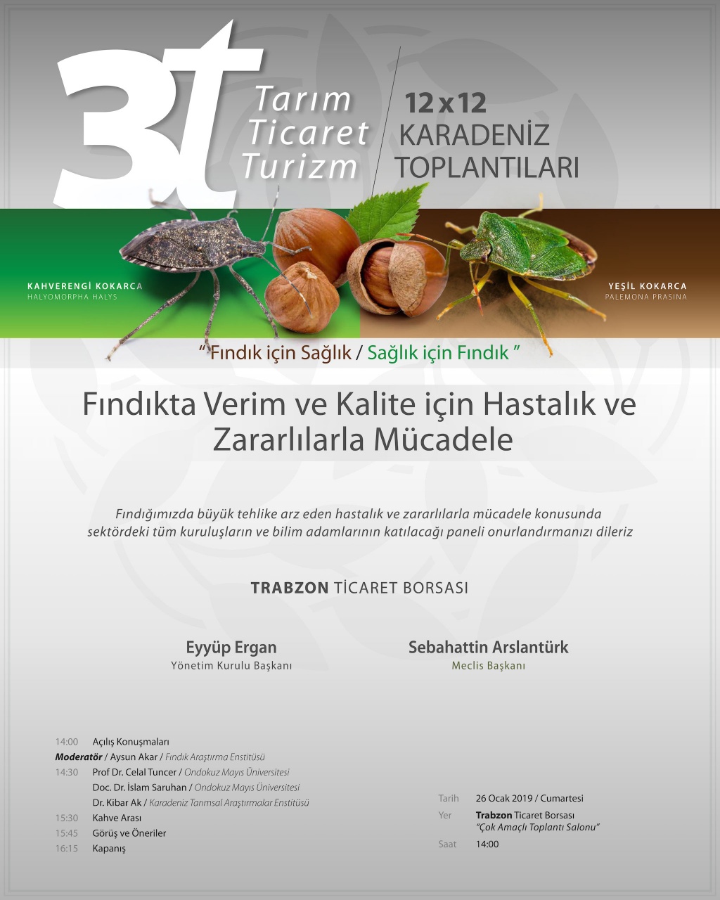 FINDKTA VERİM VE KALİTE İÇİN HASTALIK VE ZARARLILARLA MÜCADELE PANELİ