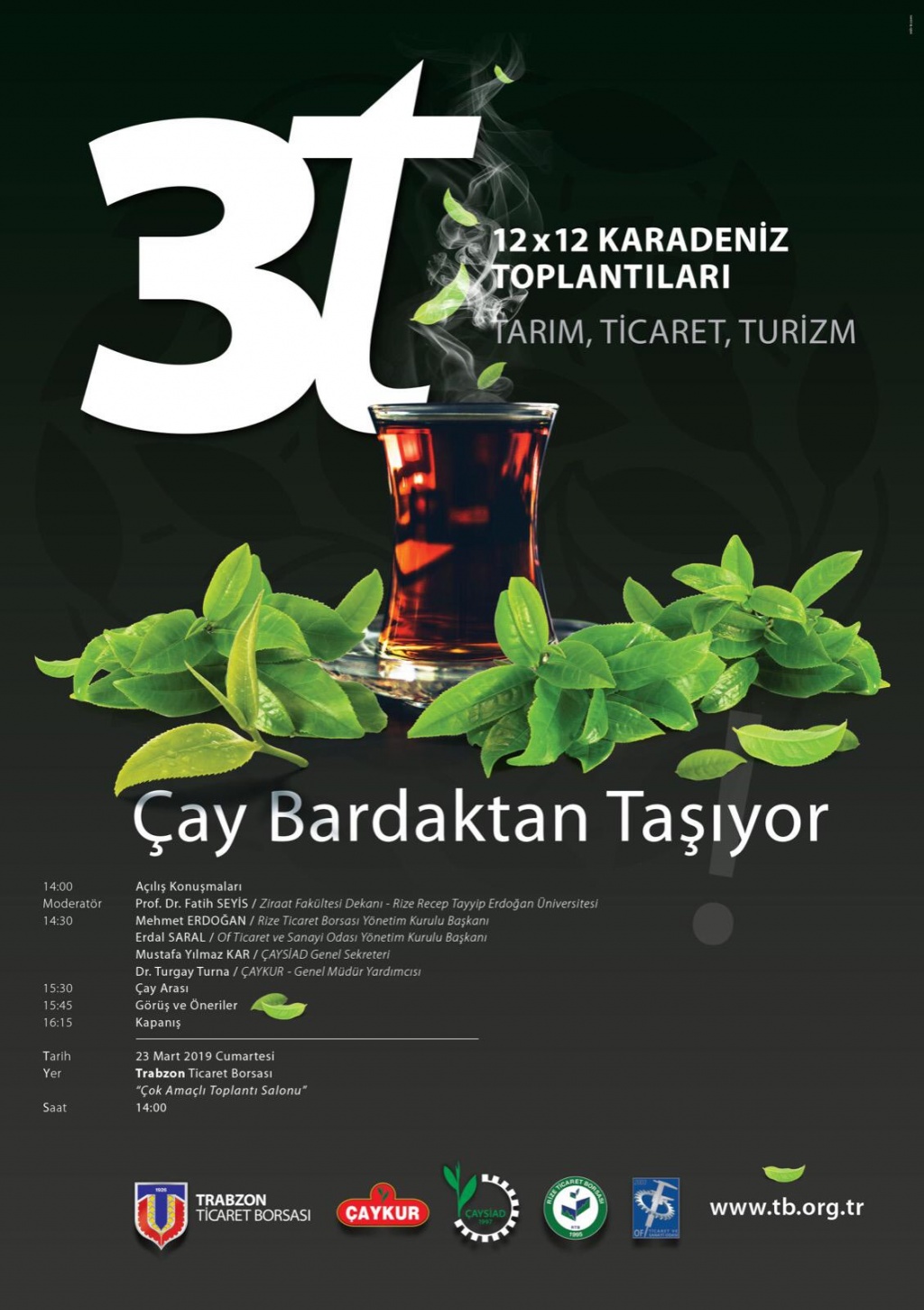 ÇAY BARDAKTAN TAŞIYOR