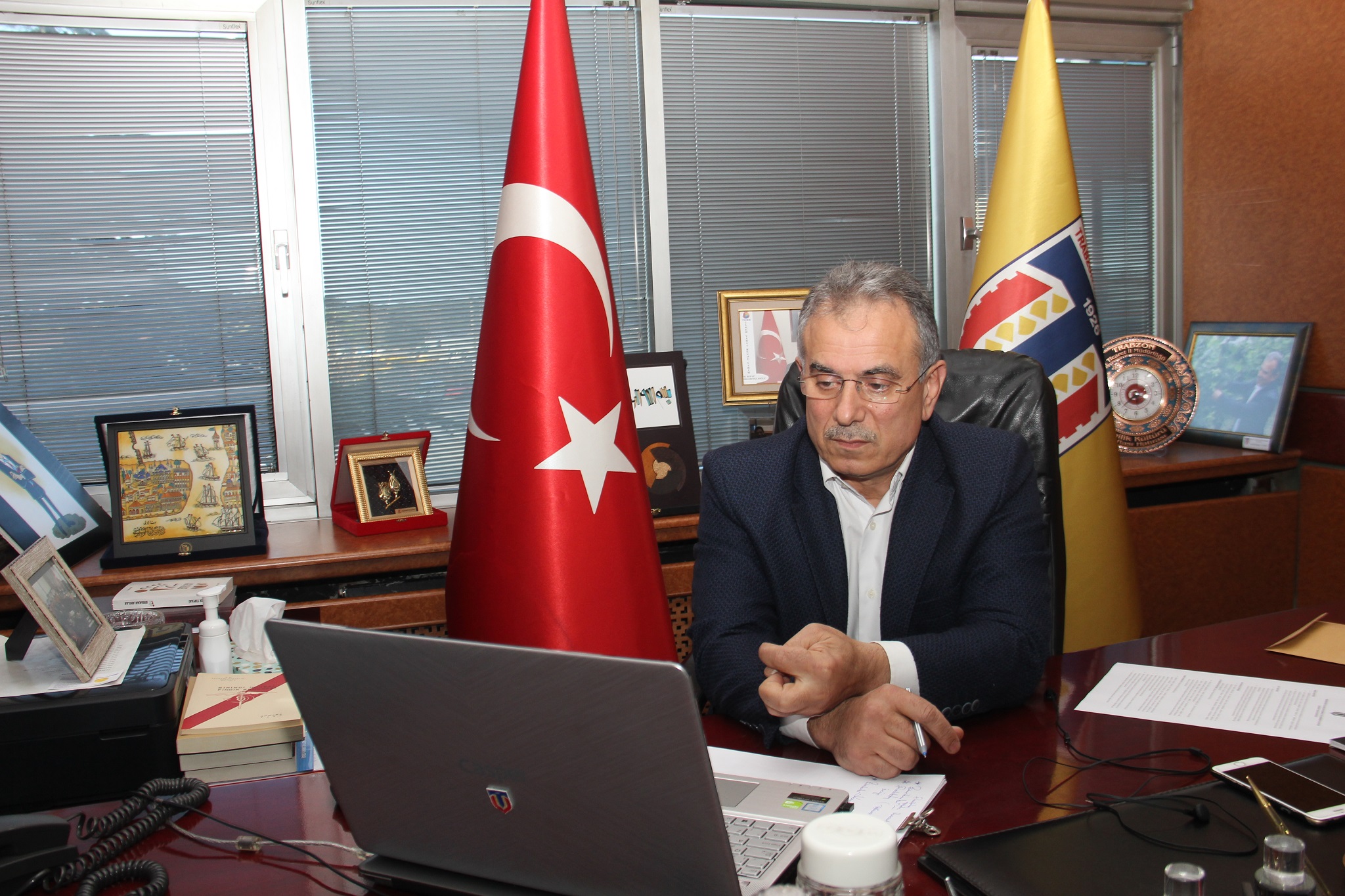 TOBB’de Başkanlar telekonferansla toplandılar