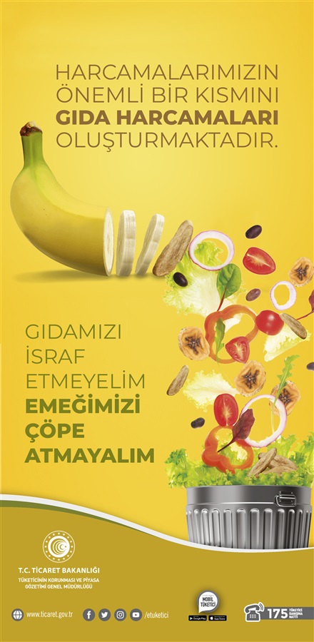 İSRAFIN AZALTILMASI VE MÜKERRER TÜKETİMİN ÖNLENMESİ (BANNER)