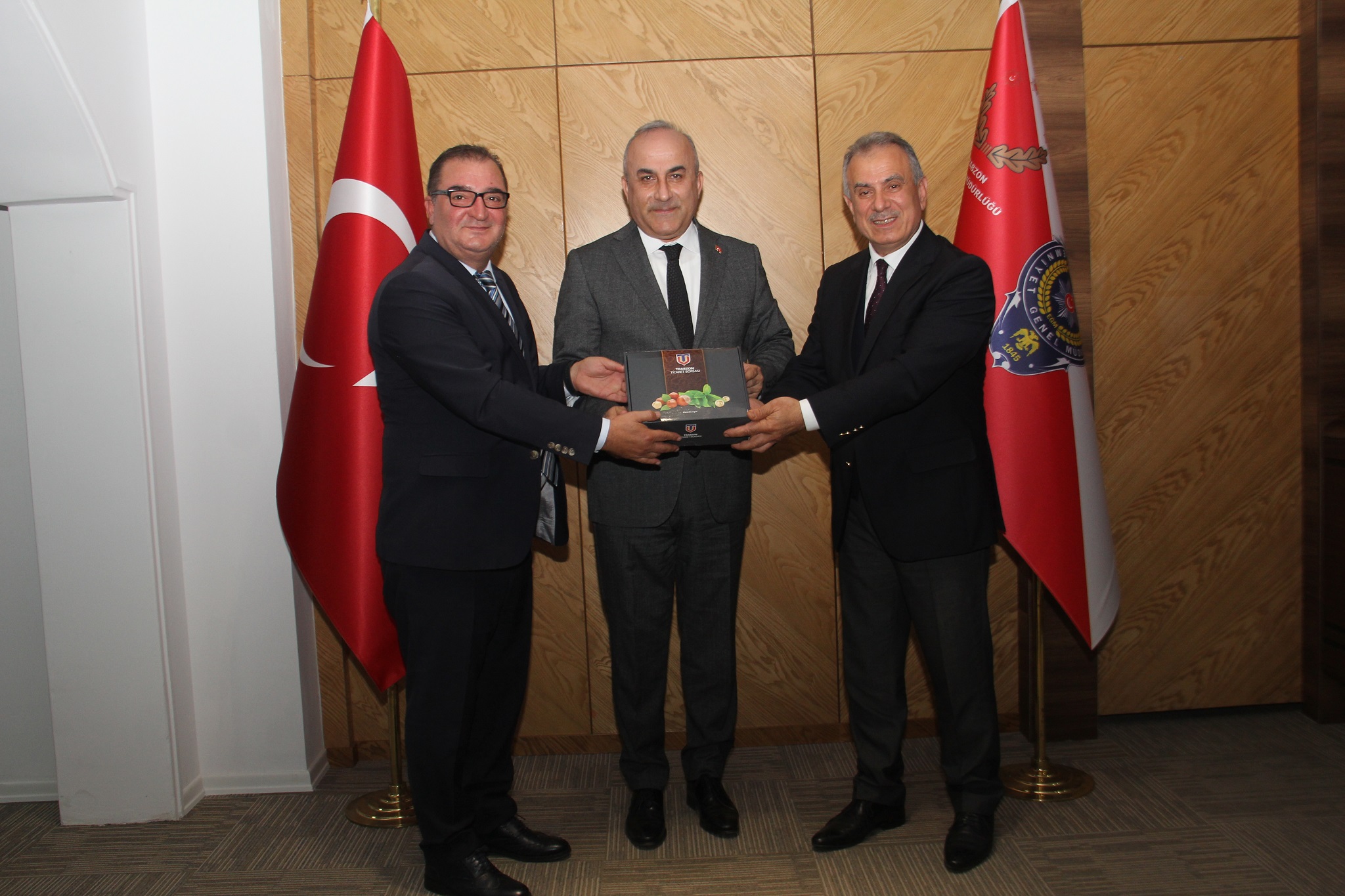 Borsa Başkanları Emniyet Müdürü’nü ziyaret ettiler