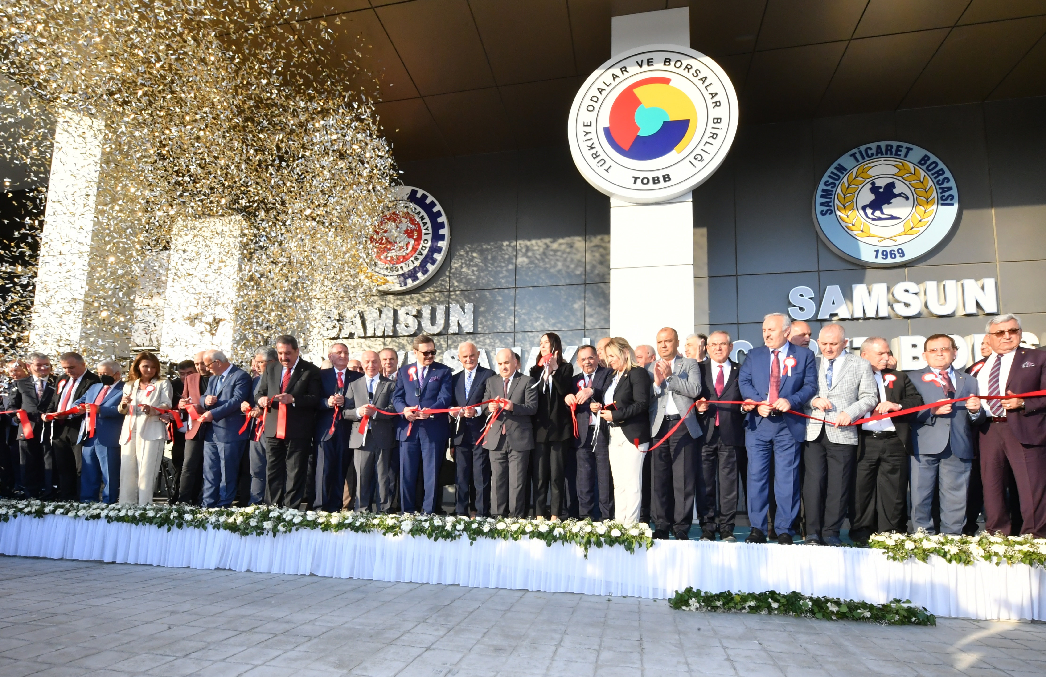 Samsun TSO ve Samsun TB yeni hizmet binası törenle açıldı 