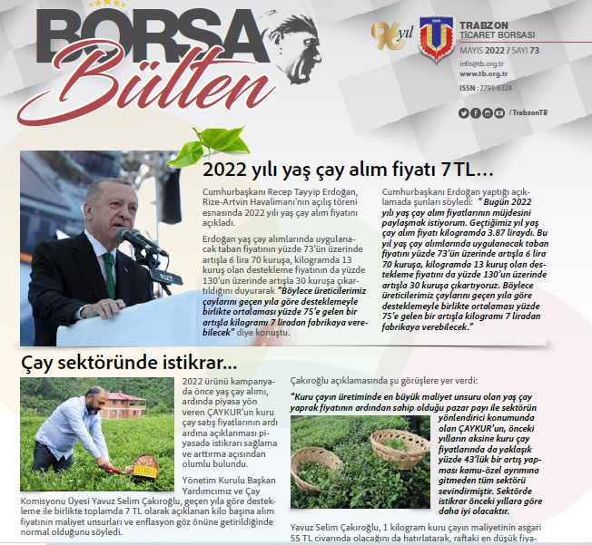 TTB e-bülten Mayıs sayısı yayımlandı