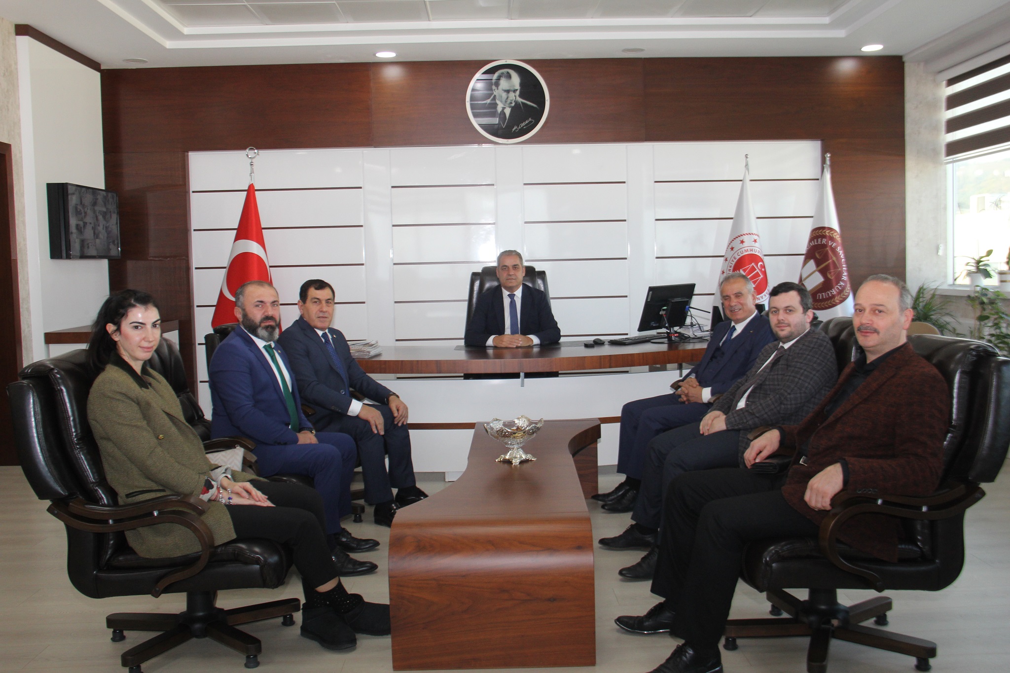 Borsa Heyeti'nden Başsavcı Çelikkol'a ziyaret