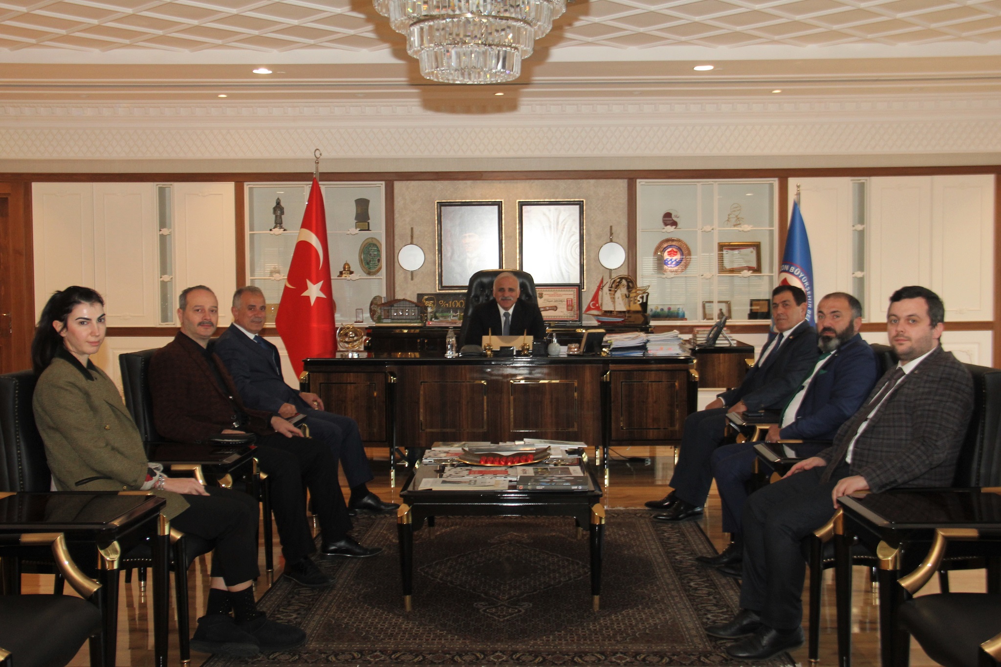 Borsa Heyeti’nden Başkan Zorluoğlu’na ziyaret 