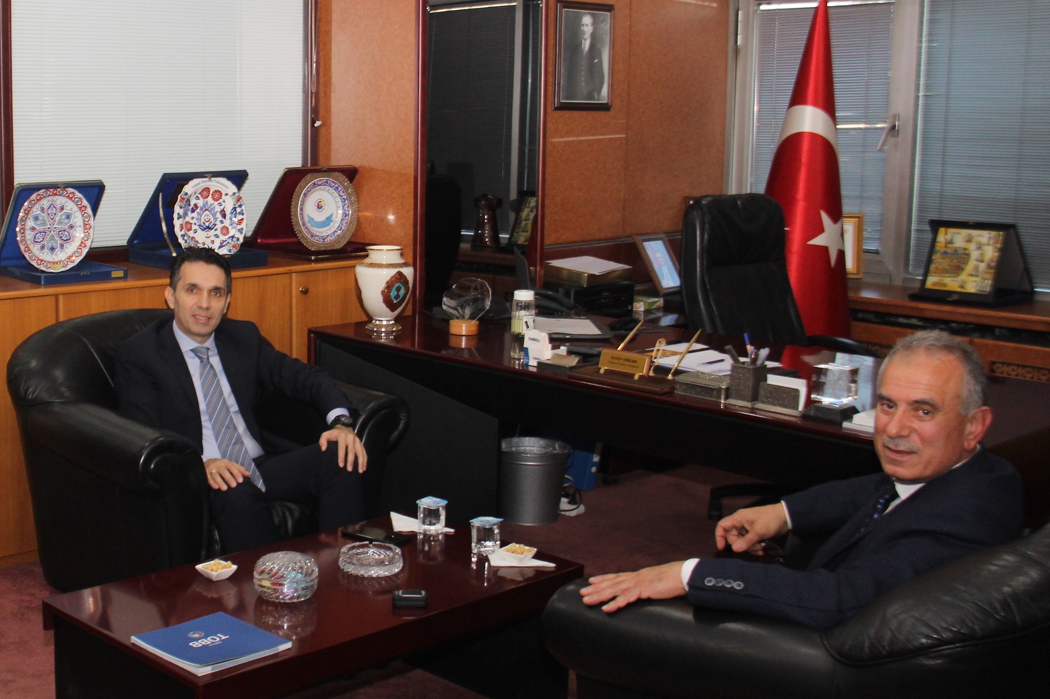 Borsamıza tebrik ziyaretleri devam ediyor