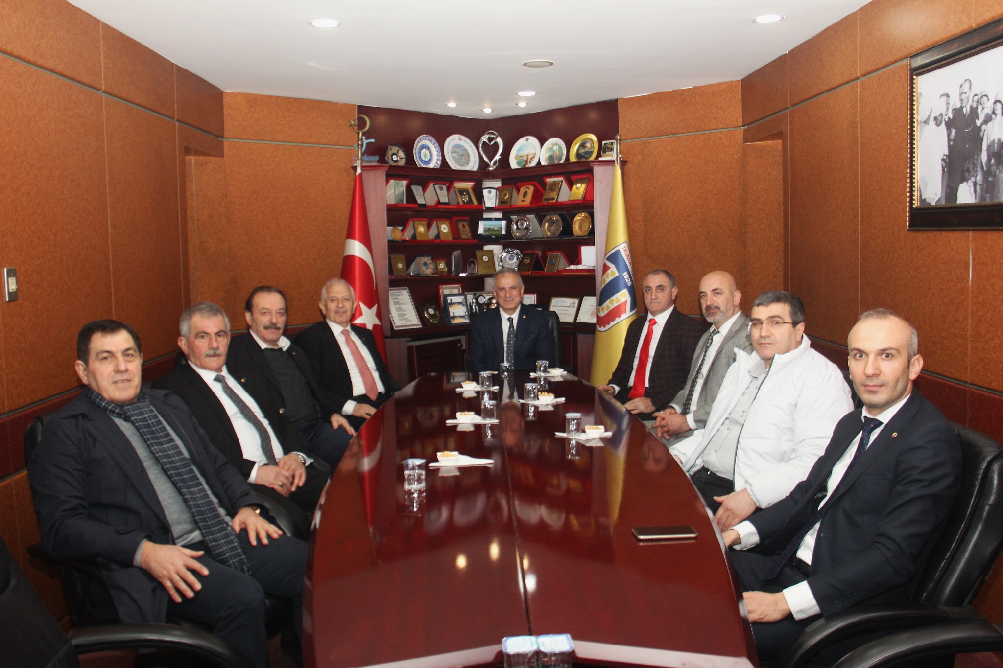 Gümüşhane TSO Heyetinden borsamıza ziyaret