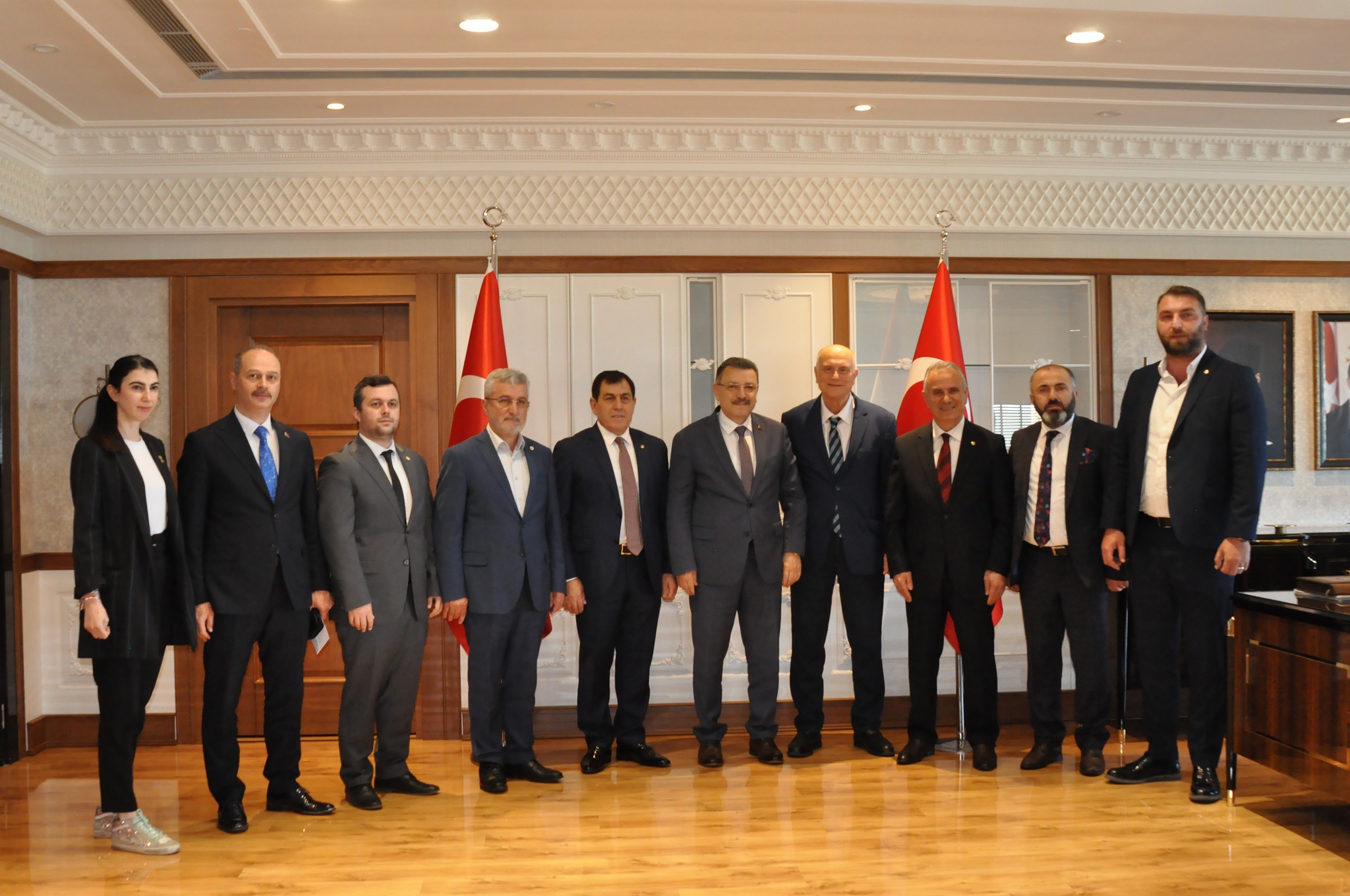 Borsa Heyetinden Başkan Genç'e ziyaret