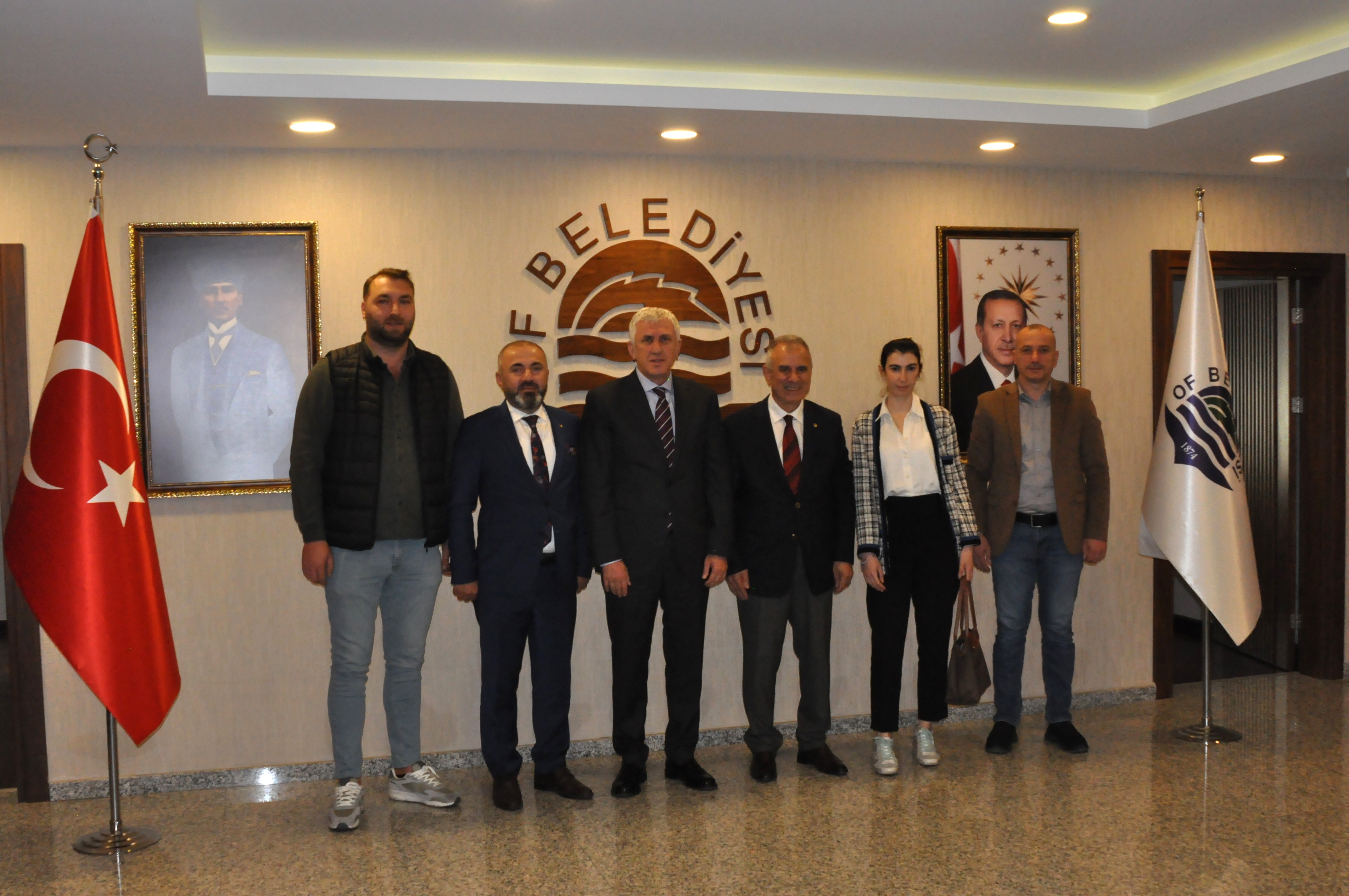 Borsamızdan Of Belediye Başkanı Sarıalioğlu'na ziyaret