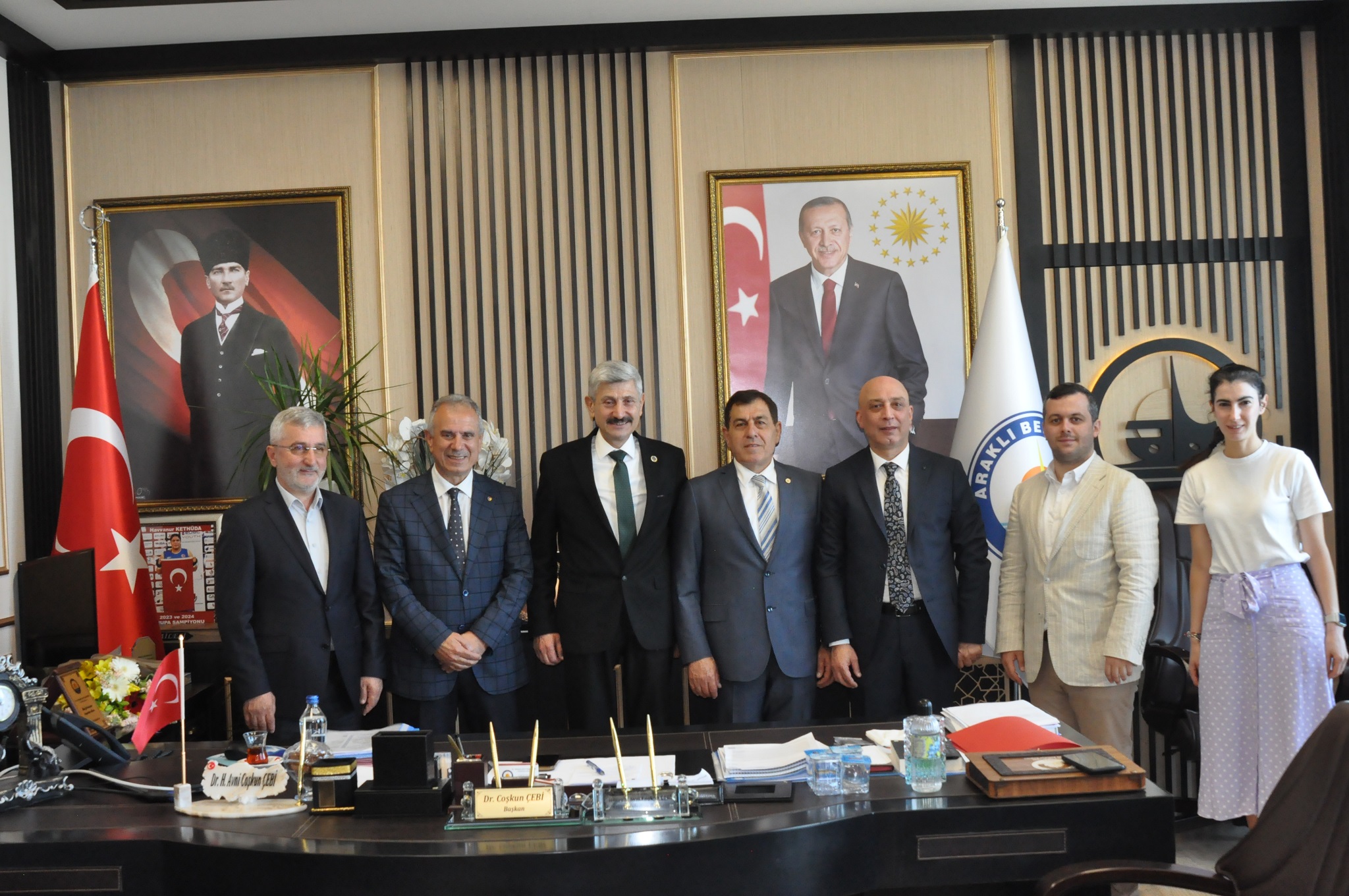 Borsadan Başkan Çebi'ye ziyaret