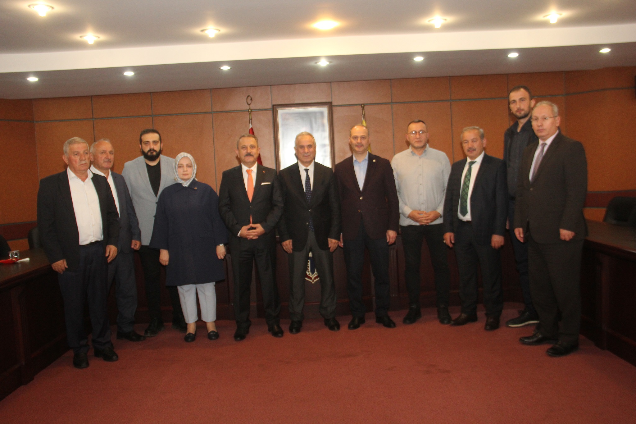VAKFIKEBİR BELEDİYE BAŞKANI KOÇAL VE MECLİS ÜYELERİNDEN BAŞKANLARA ZİYARET