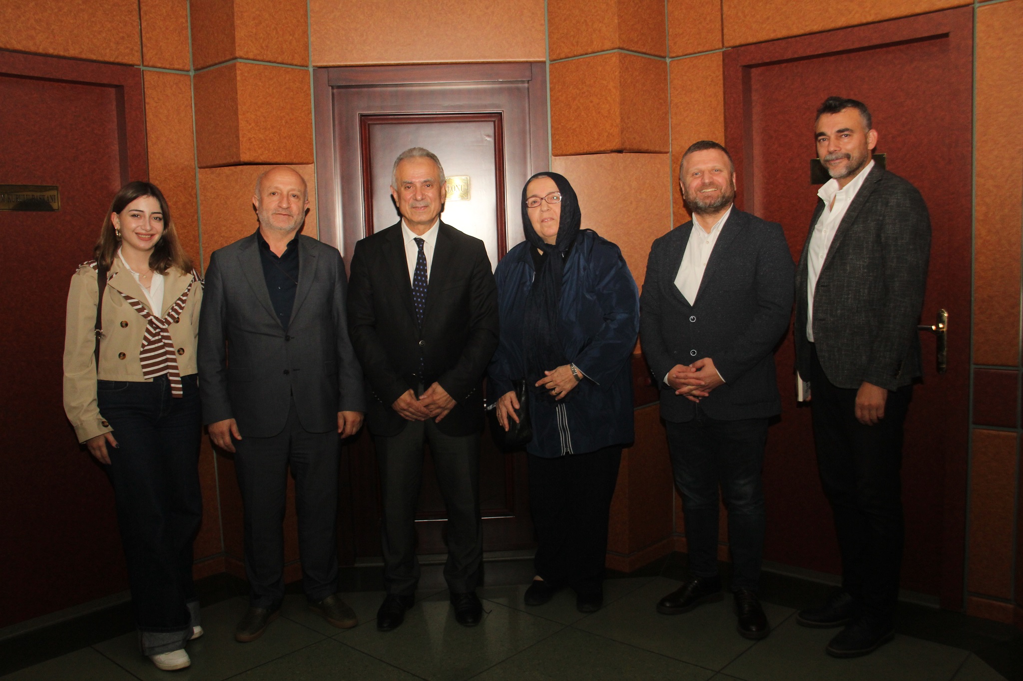 KTÜ İİBF Heyetinden Başkan Ergan’a Tebrik Ziyareti